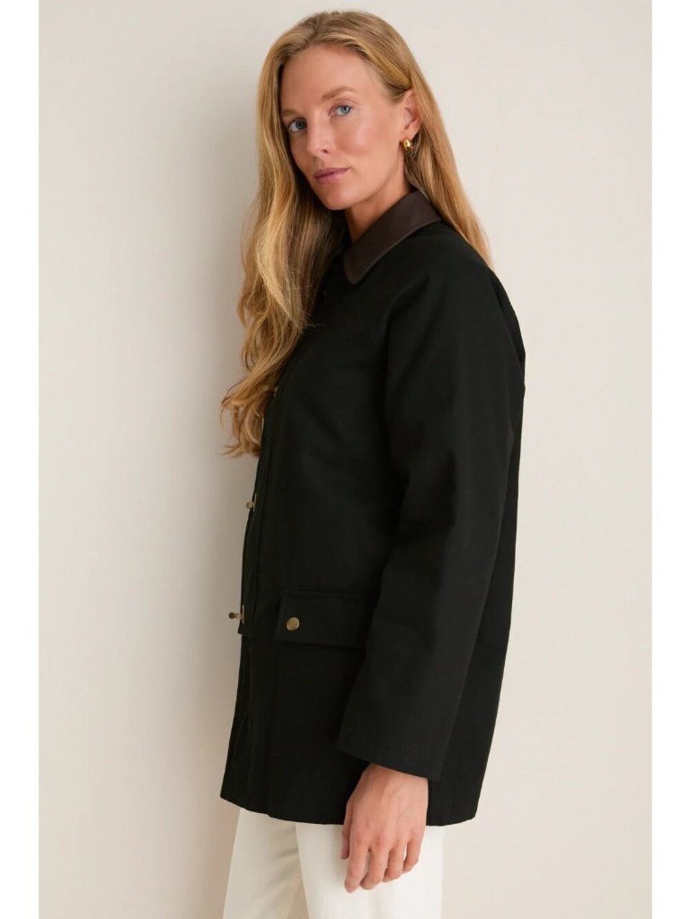 TUCKERNUCK Brodie Barn Jacket Black Size Small NWT - Picture 3 of 10